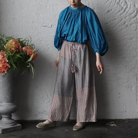TOWAVASE sarasa silk pants (gray)