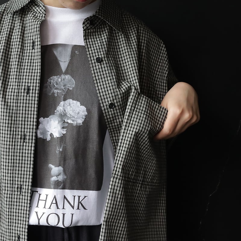 ànuke check over shirts (black) | nii-B | WEBSHOP