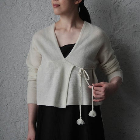 TOWAVASE Pétit dejeuner pullover cardigan (ivory)