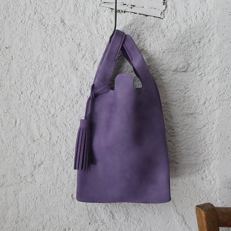 chiihao conveni bag (SS) with tassel purple
