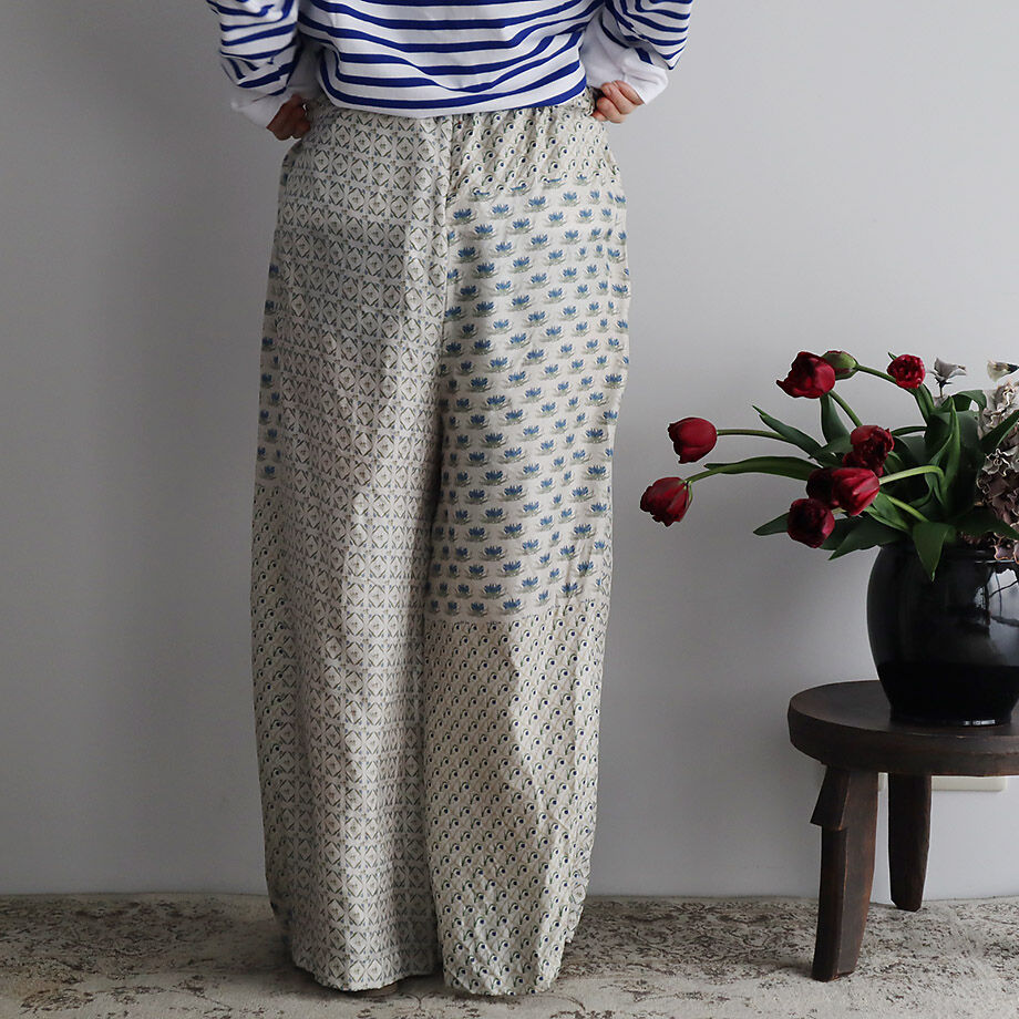 TOWAVASE sarasa silk pants (ivory) | nii-B | WE...