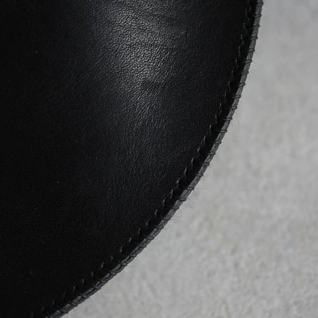 chiihao   round pochette large black