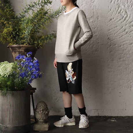 TOWAVASE Aile silk short pants (black)