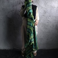 R&D.M.Co-  wool blanket  (green mix check)