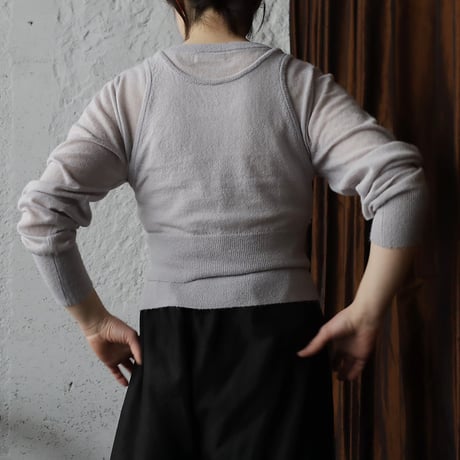 ànuke Layered Mohair Knit (iceblue)