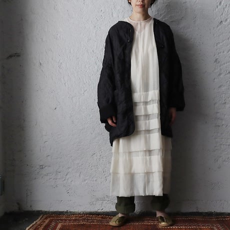 NOTA vintage quilting jacket (sleeve:black)