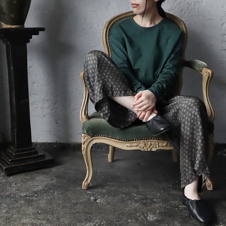 TOWAVASE sarasa silk pants Leo (black)