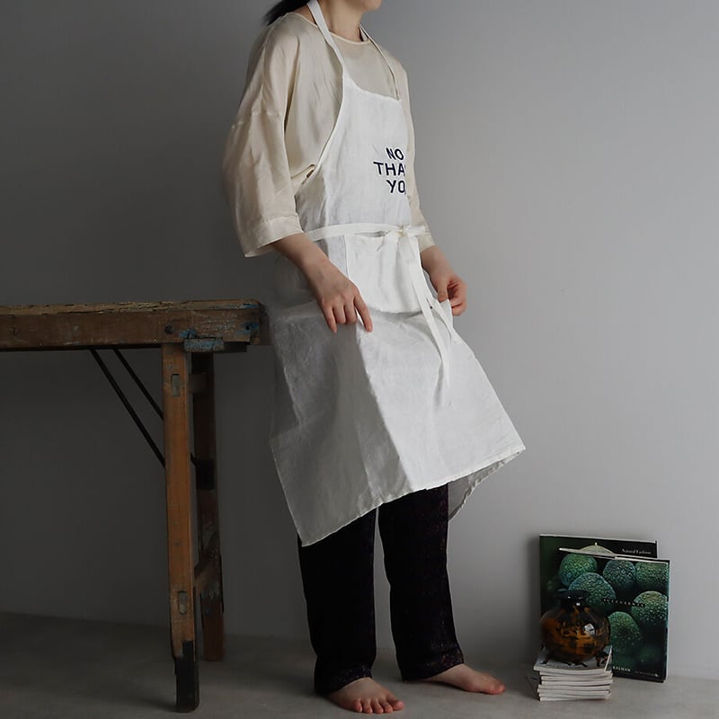 R&D.M.Co- linen apron | nii-B | WEBSHOP