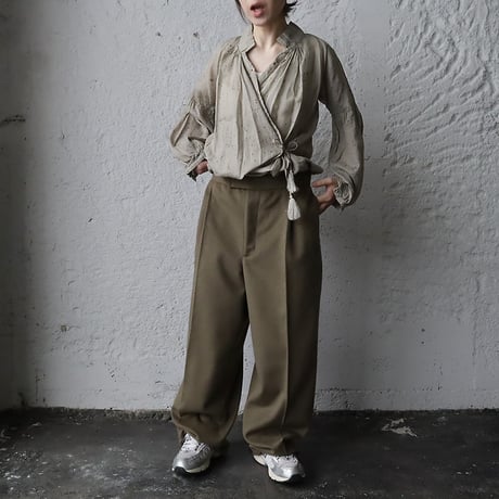 Tabrik 2way blouse (zakuro/gray)