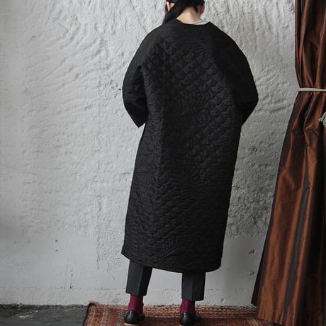 TOWAVASE silk quilt robe