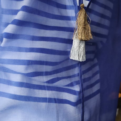 Tabrik  organdy  pullover (blue)