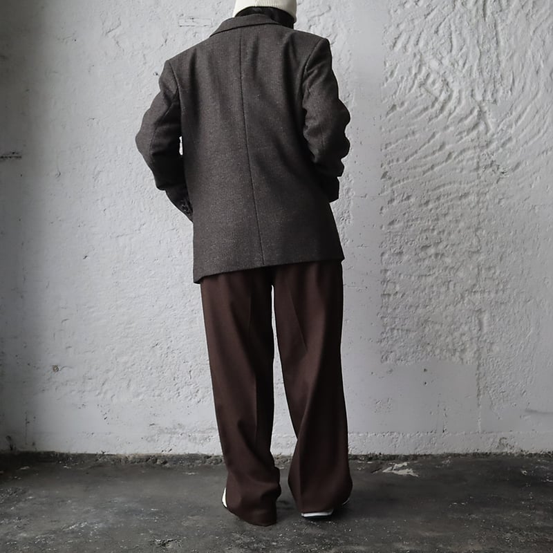 ànuke herringbone wool jacket (brown) | nii-B