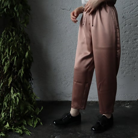 NOTA  satin pants (beige pink)