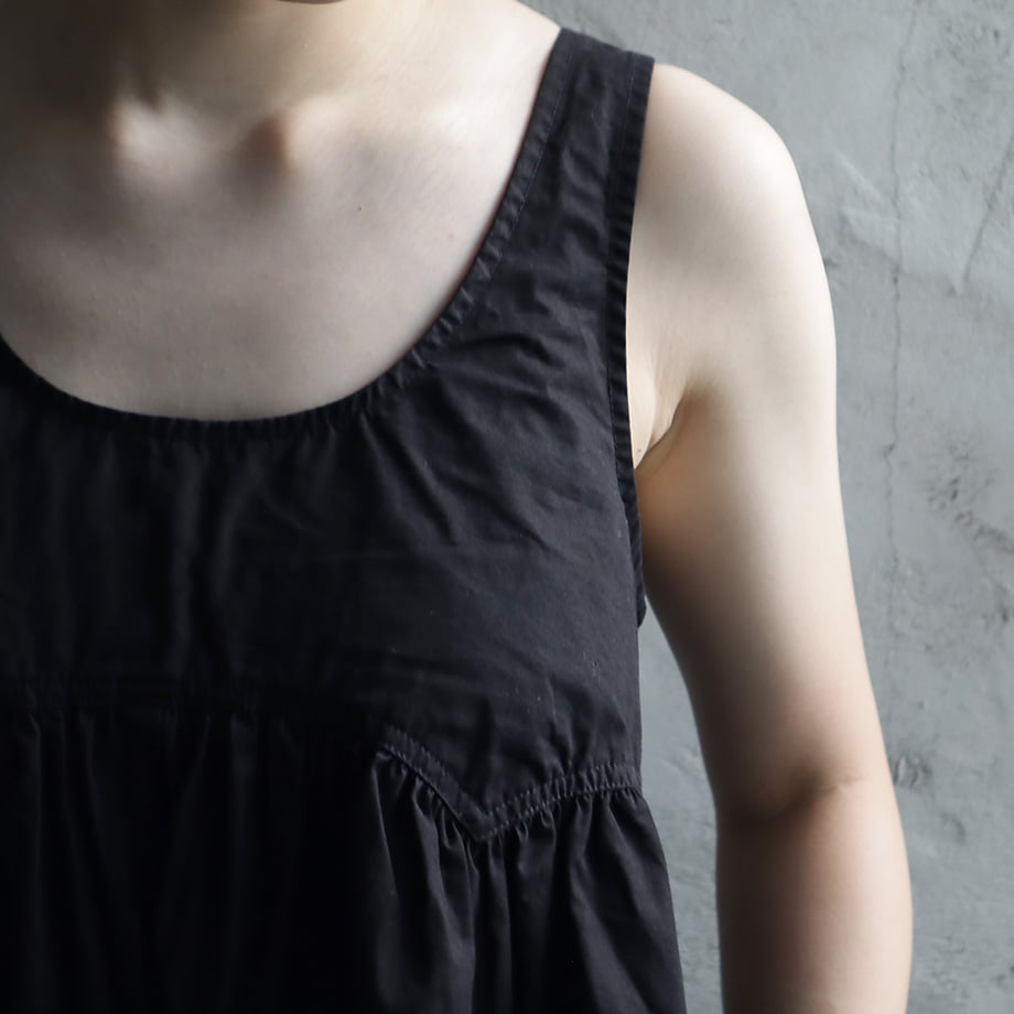 anuke ✨Cotton Gather Combinaison✨ブラック新品 anuke ANUKE アンヌーク Cotton Gather Combinaison 即納