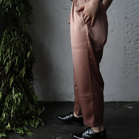 NOTA  satin pants (beige pink)