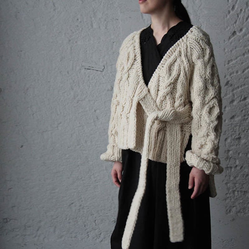 TOWAVASE Pétit dejeuner pécheur cardigan (ivory
