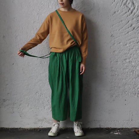 saruche long ribbon pants (green)