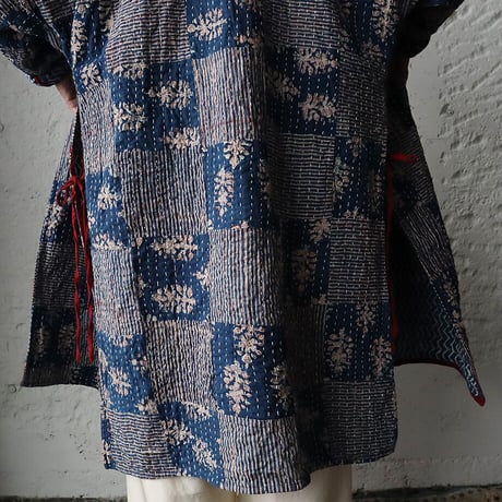 saruche gudri long jacket (blue mix)