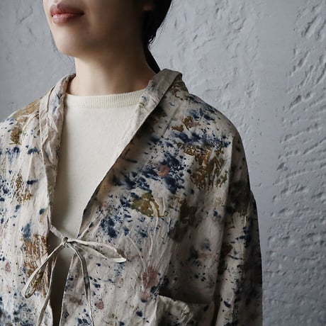 Funatabi atelier jacket (botanical dye bluemix)