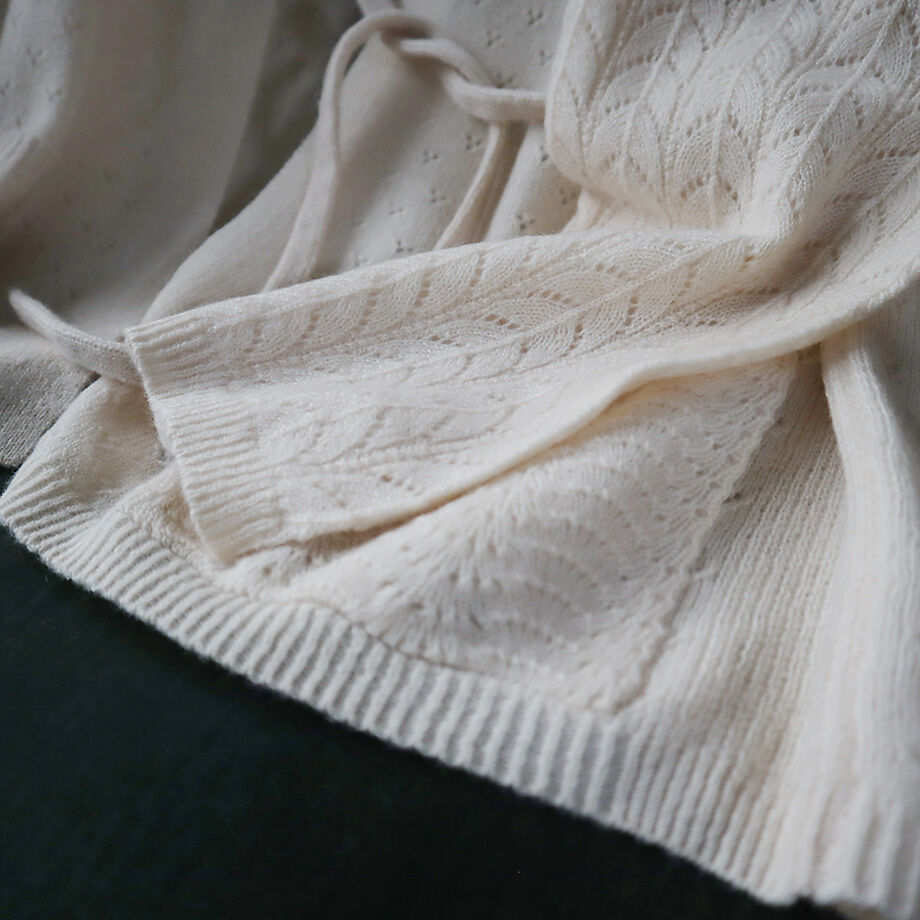 TOWAVASE Panier cardigan (ivory) | nii-B | WEBSHOP