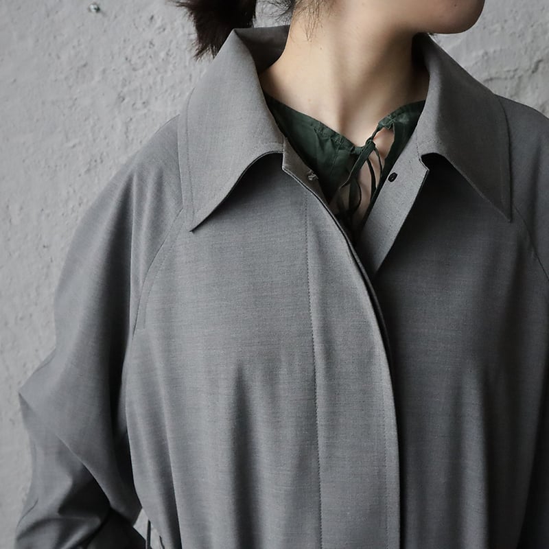 アンヌークanukeTwill Soutiencollar Coat anuke(アンヌーク)Wool Soutiencollar Coat 24秋冬【62420005