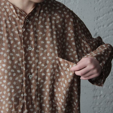 TOWAVASE Sarasa shirts dress (camel)