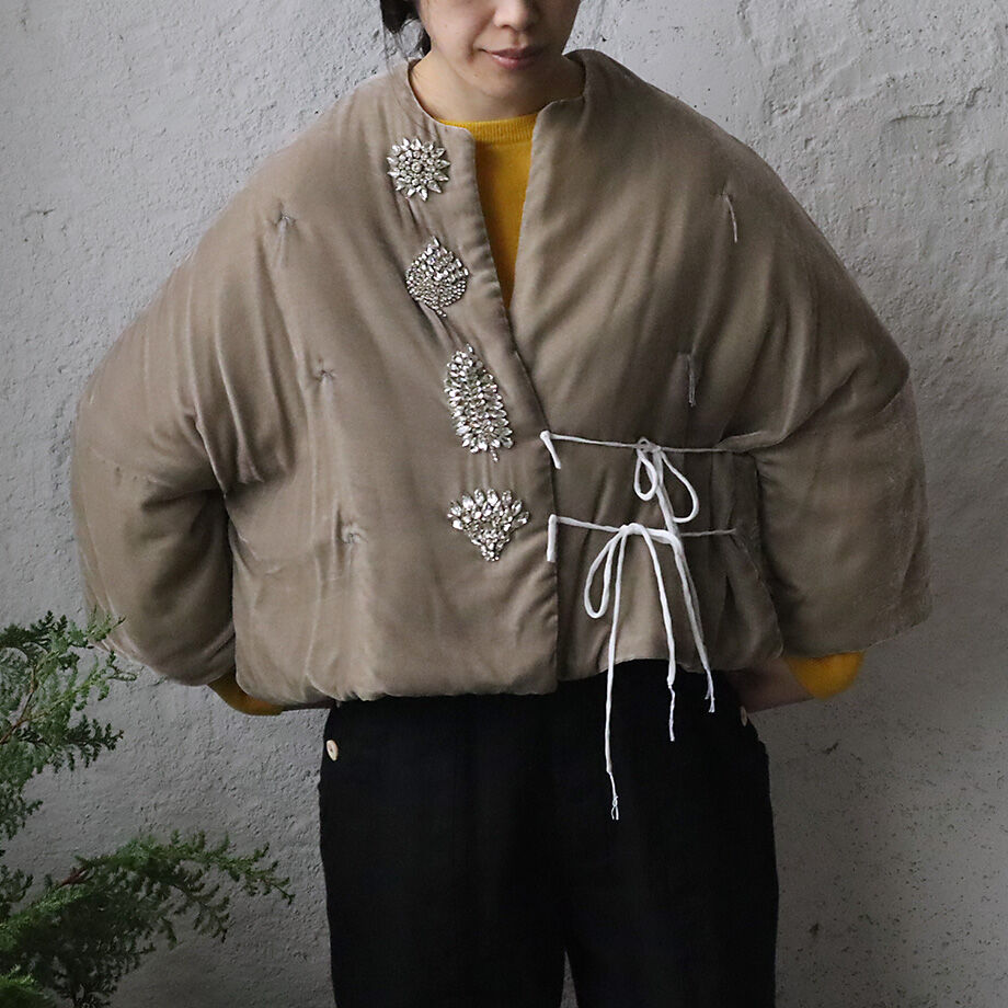 TOWAVASE La zabu short jacket (gray) | nii-B | 