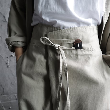 ROVAROVA x .less wrap pants (greige)