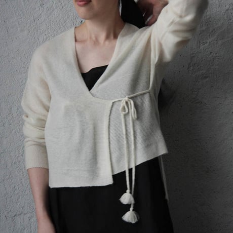 TOWAVASE Pétit dejeuner pullover cardigan (ivory)