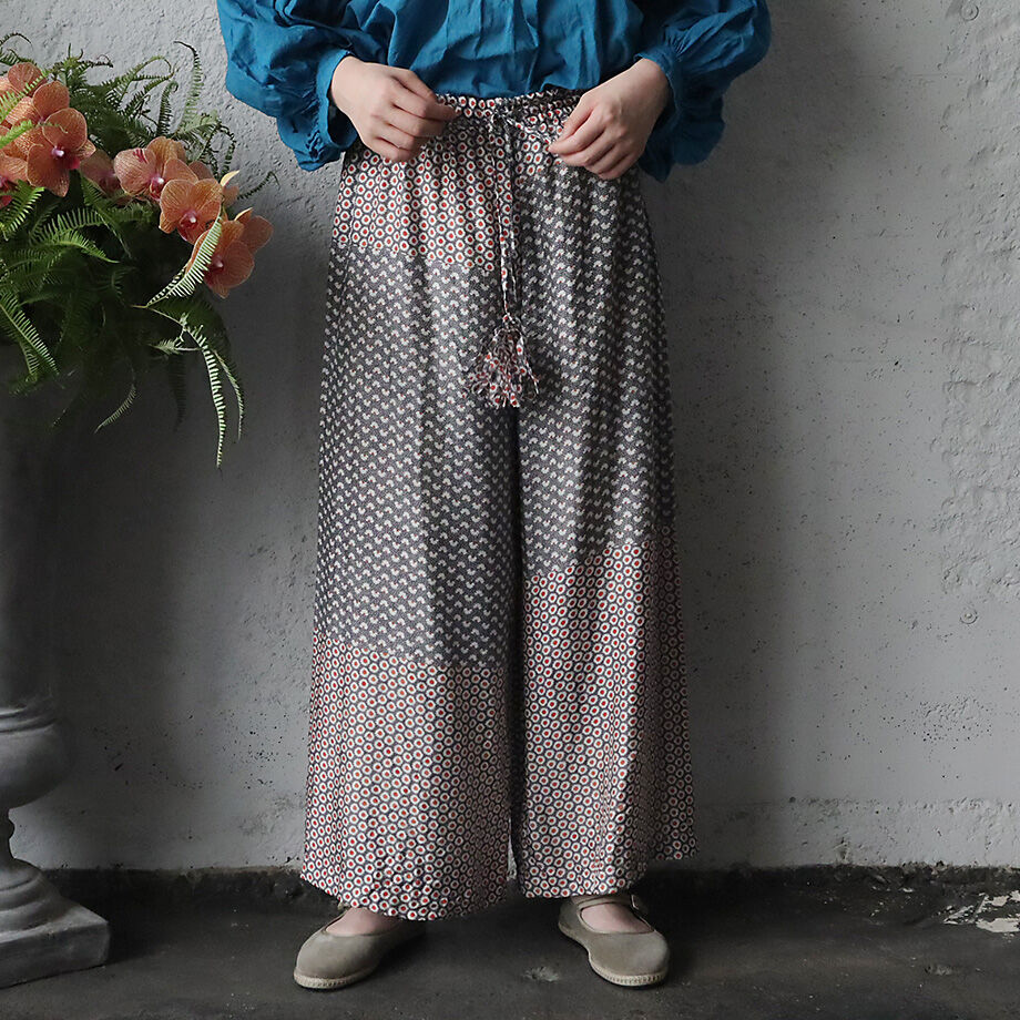 早見さま専用towavaseシルクパンツ　サラサmavuno oru TOWAVASE シルクパンツ 早見さま専用towavaseシルクパンツ