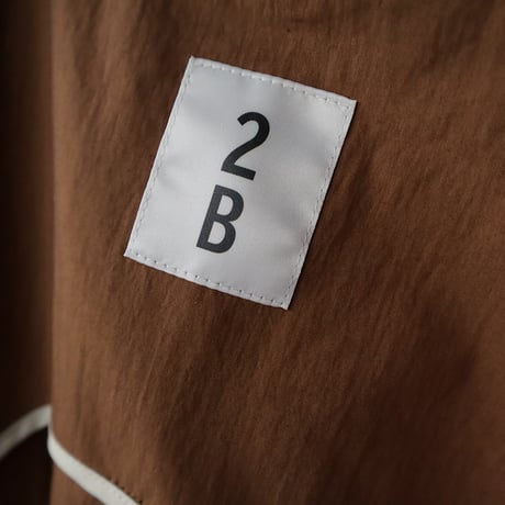 2B long gilet (brown)
