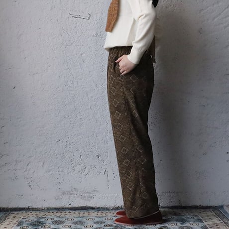 NOTA  straight pants (brown)