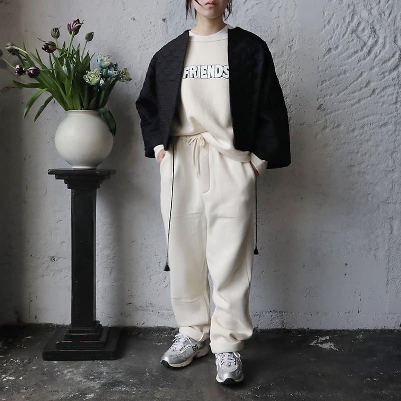 TOWAVASE silk quilt jacket (black) | nii-B | WE TOWAVASE silk quilt jacket (black) | nii-B | WE
