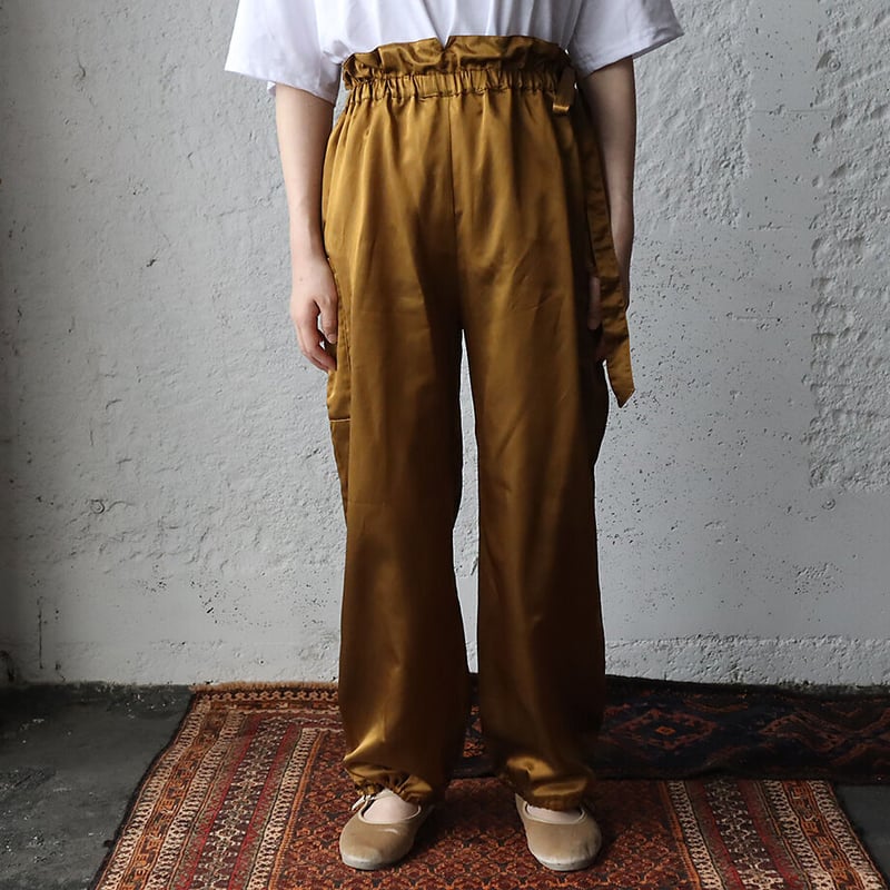 Tabrik satin pants (bronze) | nii-B | WEBSHOP