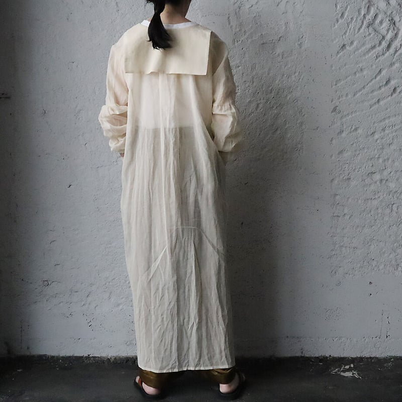 Tabrik organdie sailor robe (ivory) | nii-B | W