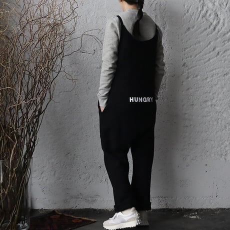 R&D.M.Co- salopette (black/HUNGRY)