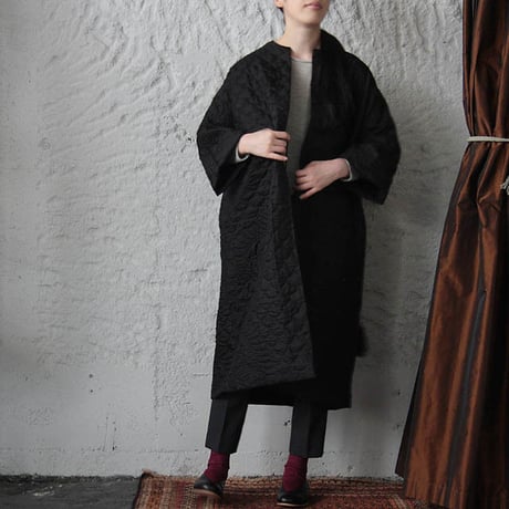 TOWAVASE silk quilt robe