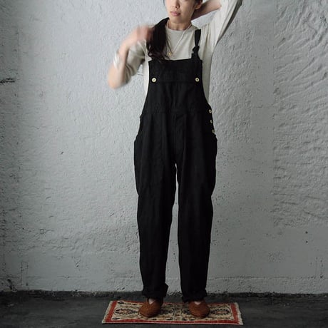 france navy type  overalls black
