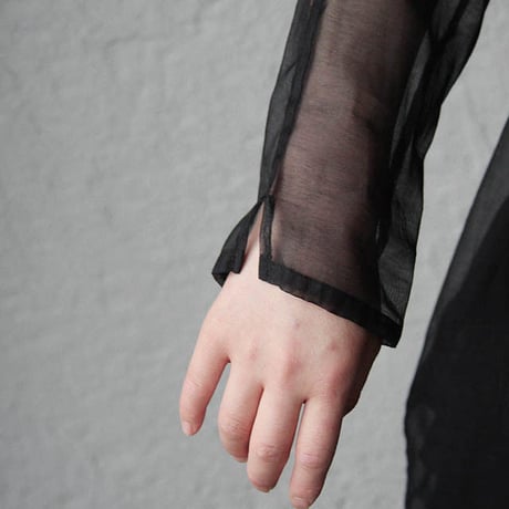 Tabrik  cotton silk onepiece (black)