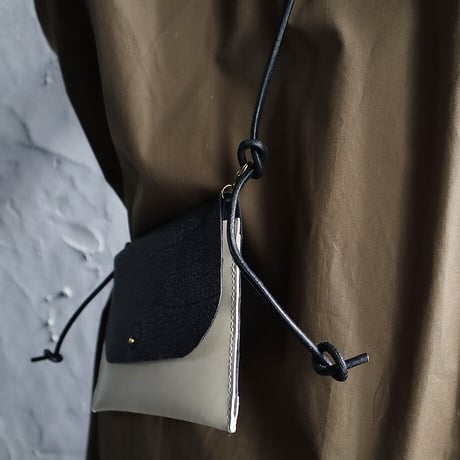 chiihao x nii-B poche option leather cord