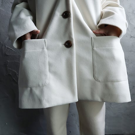 .less  cocoon coat (offwhite)