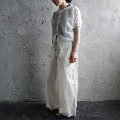 Le pivot cotton easypants(ivory)