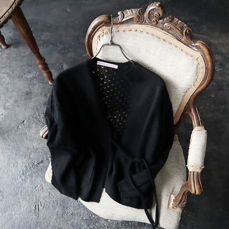 TOWAVASE Panier cardigan (black)