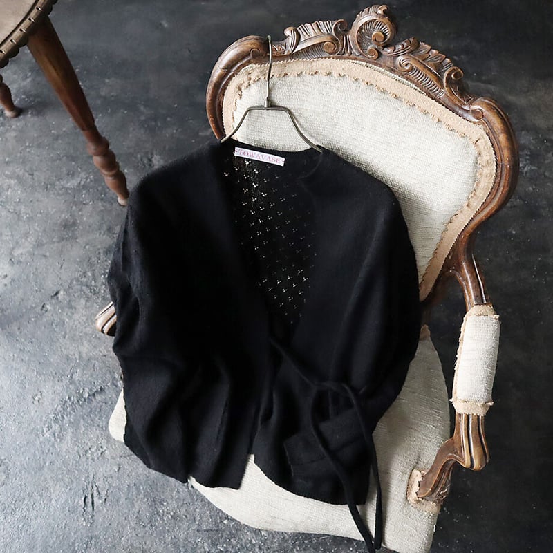 TOWAVASE Panier cardigan (black) | nii-B | WEBSHOP TOWAVASE Panier cardigan (black) | nii-B | WEBSHOP