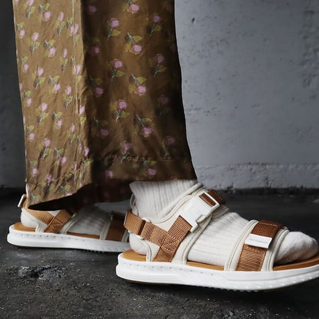TOWAVASE sarasa silk pants Louis (camel)