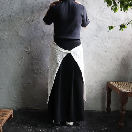 R&D.M.Co-  linen apron (SUNDAY-MARKET)
