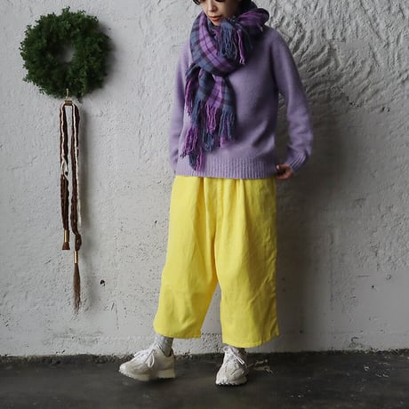 R&D.M.Co-  wool blanket  (purple x blue)