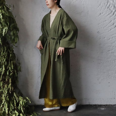 dead stock hospital gown (olive)
