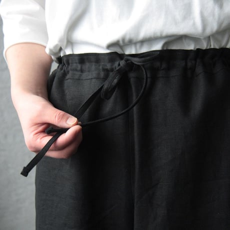 NOTA linen pants (black)