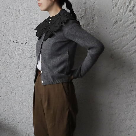 TOWAVASE Cafe nouvelle athénes cardigan (charcoal gray)